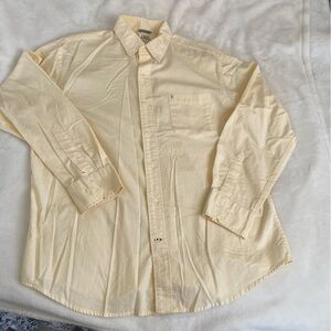Izod Saltwater Relaxed Classics Yellow Shirt